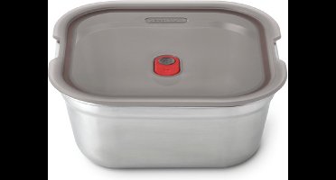 Black+Blum RVS Lunchbox - Geschikt voor Magnetron - Vierkant - 1.4 Ltr