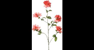 Emerald - Kunstbloem Rhododendron 118cm koraal - Kunstplant voor binnen