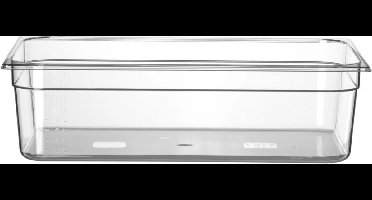HENDI Gastronorm container – polycarbonaat – 21L – transparant – 530x325x150 mm