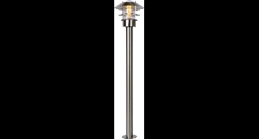 Lucide ZICO - Lantaarnpaal - Ø 21,8 cm - 1xE27 - IP44 - Mat chroom