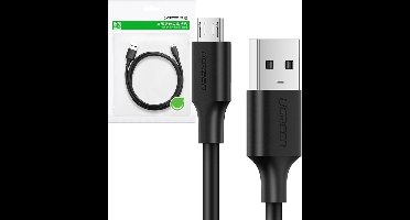 Ugreen - kabel - USB - micro USB 2A 2m zwart - (60138)