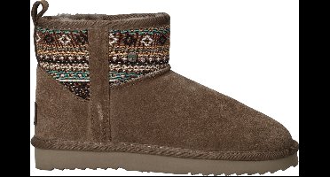 Warmbat Wallaby Woven Boots - Dames - Taupe - Maat 42
