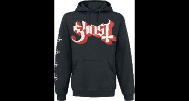 Ghost Papa Ring Heren Trui met capuchon - zwart - L