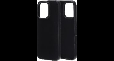 Mobiparts hoesje geschikt voor Apple iPhone 16 Pro - Zacht TPU - Schokabsorberend TPU - Grip Coating - Zwart