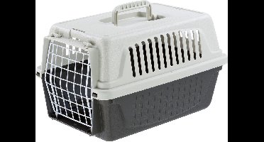 Ferplast Vervoersbox Atlas 5 - Kattenvervoersbox - Grijs - 28 x 41,5 x 24,5 cm