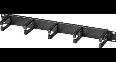 Renkforce RF-4755508 482.6 mm 19 inch Kabelgeleiding voor patchkast Zwart