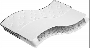 vidaXL - Binnenveringmatras - middelhard - 160x200 - cm