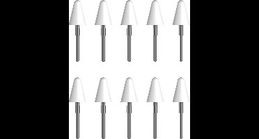 Kobo Stylus 2 vervangende penpunten - Wit - 10 stuks