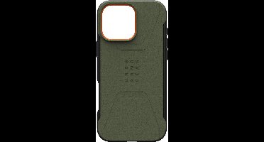 UAG Civilian Hoesje Geschikt voor Apple iPhone 16 Pro Max | Compatibel met MagSafe | Back Cover met Magneet | Groen