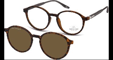 Montana Leesbril MRC4A +3:00 TURTLE inclusief Clip-on zonnebril