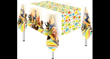 Plastic Zootropolis™ tafelkleed - Feestdecoratievoorwerp