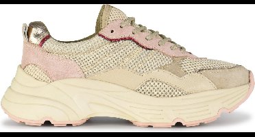 PS Poelman TOKIO Dames Sneakers - Beige Multi - Maat 36