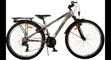 Volare Cross Kinderfiets - Jongens - 26 inch - Grijs - 18 versnellingen - Twee handremmen