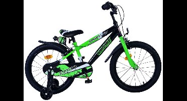 Volare Sportivo Kinderfiets - Jongens - 18 inch - Groen Zwart - Twee Handremmen