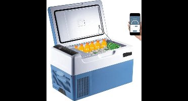 Autokoelkast - Koelbox - Elektrische Koelbox - Compressorkoelkast - 22L - 12V/24V - Draagbare - Mini Elektrische Koeler - voor Outdoor en Thuisgebruik