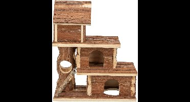 Natural Living Tammo House - Knaagdierhuis - Bruin - 25 x 30 x 12 cm