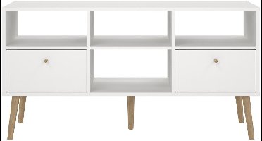 Giga Living Tv-meubel Bodo - Wit - Incl. Opbergruimte - 117x39x61cm