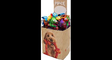 FLAMINGO - SPEELGOED FISKO VIS MEERDERE KLEUREN 23,5x19x7CM