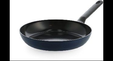 BK Enjoy Koekenpan 28cm – PFAS-vrije antikleeflaag – Koekenpan inductie – Keramische pan – Ovenbestendig tot 160°C – Vaatwasserbestendig – Koudgrepen – Oxford Blue