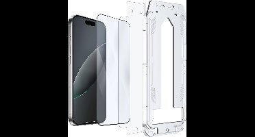 Just in Case screenprotector geschikt voor iPhone 17 Pro Max / 16 Pro Max - Screenprotector met Applicator