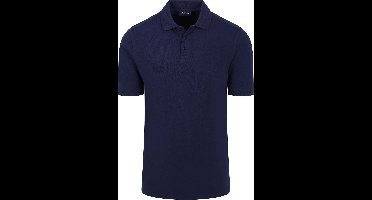 Suitable Respect Polo Tiger Donkerblauw (navy) - Maat M - Heren - Polo shirt Heren met Korte mouw