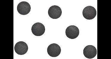 MAUL Magneet MAULsolid rond 8 stuks 0,3 kg kunststof Ferriet bruchsicher Ø 2 x 0.75 cm zwart