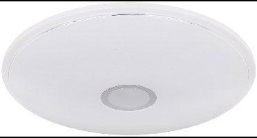 Plafondlamp Woonkamerlamp, app en spraakbesturing CCT timer RGB kleurwisselaar, LED 30W 2400Lm warm wit-koud wit, DxH 50x6,5cm
