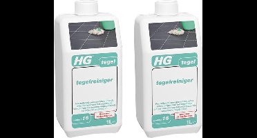 HG tegelreiniger Zeer geconcentreerde, fris ruikende dweilreiniger - 2 Stuks !