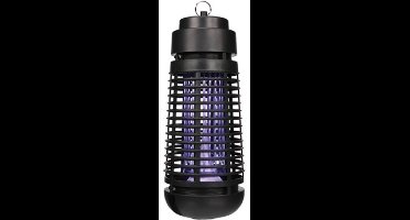 Perel Elektrische LED UV insectenverdelger, 1000V spanningsrooster, stille werking, verwijderbare opvanglade, 35 m² dekking, compact en krachtig toestel voor gebruik binnenshuis