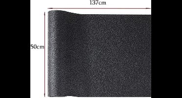 Rol zwarte kunstleren vellen: 50*137 cm zacht synthetisch materiaal PU massief leer vel voor naaiprojecten doe-het-zelf leerreparatie tape, zelfklevende leerreparatiepatch voor meubels, autostoelen, banken, fauteuils, bureaustoelen