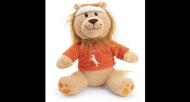 Holland Animal Care Oranje Leeuw WK-knuffel - M - 28 CM - Nederlands Elftal - Hondenspeelgoed met Dubbel Gestikte Naden - Hondenmascotte