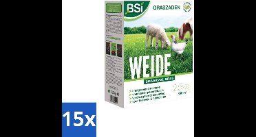 BSI – BSI – Graszaad – Weide Voedzaam & Smaakvol – 2,5 kg - Bulkverpakking - 15 stuks