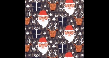 Cilgro cadeaupapier kerstman 150m x 50cm - kerst cadeau inpakken.