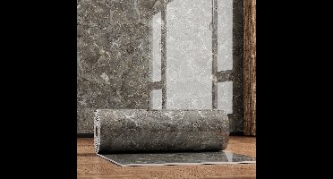 40cm X 3m Rotsgrijs Zelfklevende Wandsticker - Simulatieve Marmeren Wandsticker - Duurzaam - Gemakkelijk Te Reinigen - Wanddecoratie Sticker - Sticker Voor Plafond / Muur