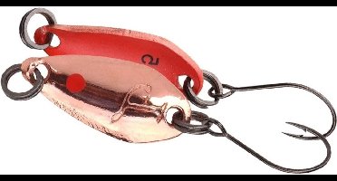 Trout Master Incy Spoon | 2.5g Copper Red Copper Red