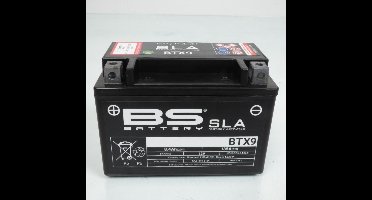 sla bs accu voor motor honda 650 ntv revere 1988 tot 1997 ytx9-bs / 12v 8ah nieuw