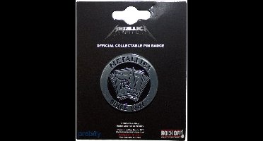 Metallica - 30th Anniversary Playing Card Pin - Zilverkleurig