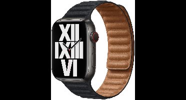Apple Watch Leather Link bandje - 41mm - Midnight - M/L