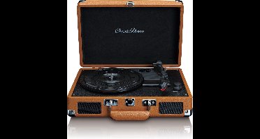 Classic Phono TT-10 - Platenspeler met 2 ingebouwde speakers - Bruin