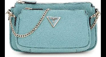 GUESS Schoudertas Noelle Double Pouch Crossbody Teal Turquoise