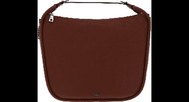 DKNY Leren Schoudertas Handtas Phoebe Hobo Bag Caramel Bruine