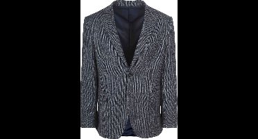 Suitable Birds Eye Colbert Merinowol Donkerblauw (navy) - Maat 52 - Heren blazer