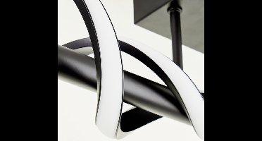 Brilliant Amalie - Plafondlamp - Zwart