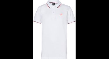 Petrol Industries - Jongens Klassieke Polo Castaway - Wit - Maat 128