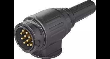 ProPlus 13-polige stekker - PVC - 1-gaats tule - Type Jaeger