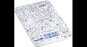 Kern FGE 5K-3 Keukenweegschaal Digitaal Weegbereik (max.)=5000 g Meerdere kleuren 230 x 152 x 15