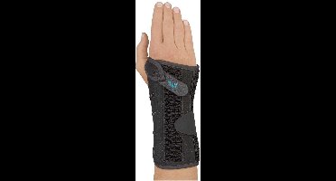 Basko Wrist Lacer Polsbrace - L - Rechts - Zwart - Kort