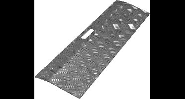 Adhome Drempelplaat aluminium met poedercoating tot 150kg - breedte is 78 cm