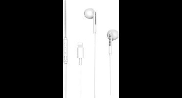 Oordopjes - Geschikt voor iPhone met Lightning aansluiting - Oortjes met Draad - Wit