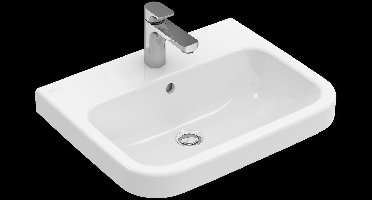 Villeroy & Boch Architectura wastafel - 55x47cm - met kraangat met overloop wit
